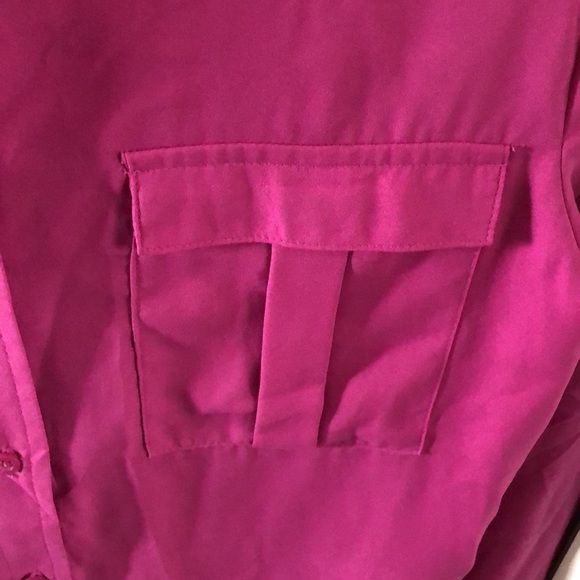 BR Purple Button Up Blouse - Picture 3 of 9